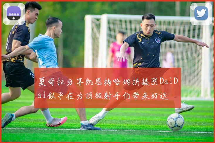 夏奇拉分享凯恩梅哈姆拼接图DaiDai似乎在为顶级射手们带来好运